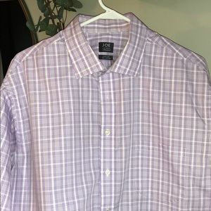 JOE purple checked dress shirt